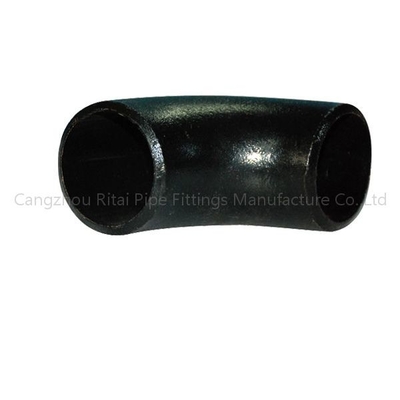 Tubería de acero del carbono del ANSI B16.28 B16.25 B16.9 de la curva de tubo que cabe el codo negro 1.5D 1D