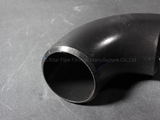El acero de carbono de ASTM A234 WPB soldó con autógena las instalaciones de tuberías Sch 40 Sch 80 negro de 90 grados