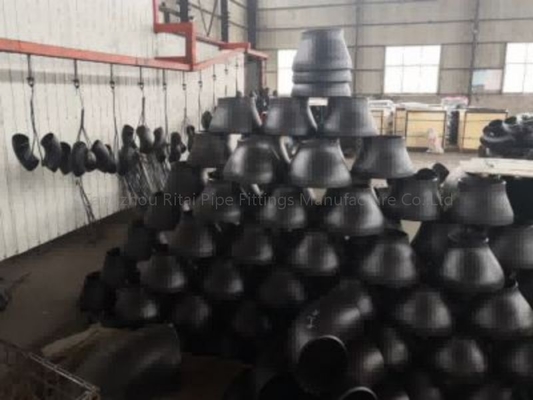 Línea de gas grande excéntrica de aceite del tamaño de la soldadura de extremo del reductor de la instalación de tuberías DN15 P235GH A234 WPB