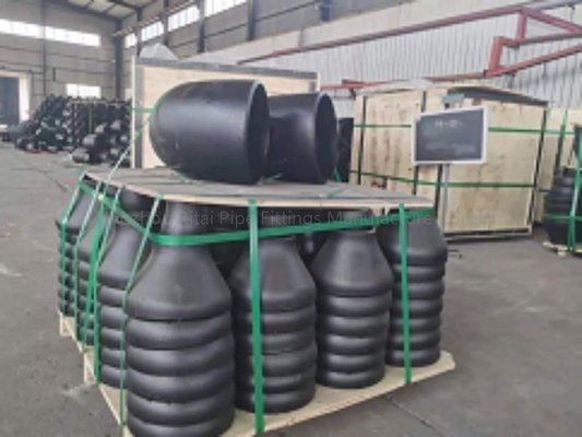 Acero de carbono grande concéntrico Buttweld del tamaño del reductor de la instalación de tuberías de SCH 80 SCH 160