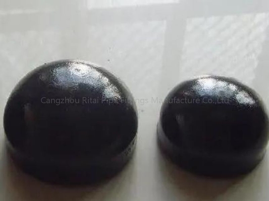 El negro engrasó 6 ANSI 16,9 Sch40 STD XS de Sch 80 del casquillo de extremo de la soldadura de extremo de la pulgada