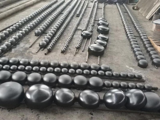Carbono ASME de acero B16.9 XS Sch 80 el 1/2” - 48&quot; del casquillo de la instalación de tuberías del extremo de BW