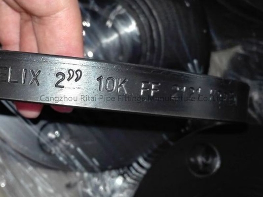 reborde de placa de acero de 5K 10K clase 300 JIS B2220 SS400 de 12 pulgadas