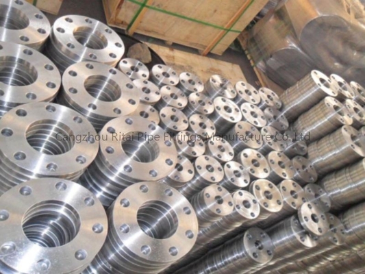 El ANSI B16.5 de ASTM forjó los rebordes de acero WN TAN THD, acero de carbono 300# Lap Joint Flange