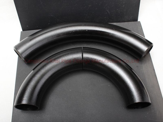 Horario 3D 4 40 de las curvas de tubo del ms Carbon Steel 5D 1.5D 2.o codo de 90 grados para el petróleo