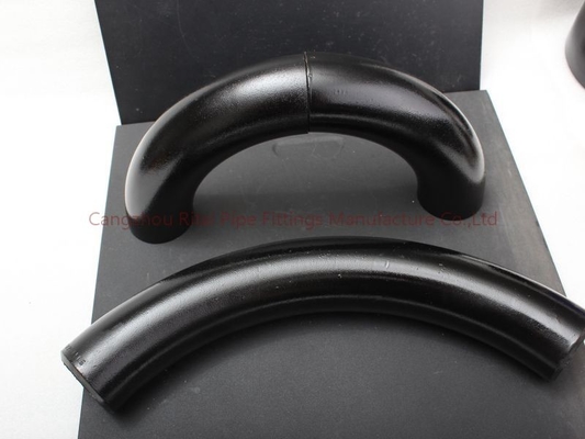 Curvas de tubo inconsútiles negras 5D de 3D 10D WPB codo de la tubería de acero de 90 grados