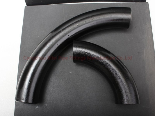 Curvas de tubo de ASME 3D 10D 5D 45 90 acero de carbono de la soldadura a tope de 180 grados