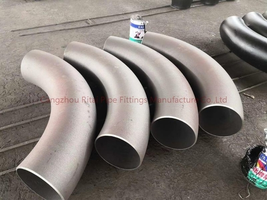 Colocaciones de tubo de acero de ASME B16.28 2.o 5D 6D 8D 9D 10D 4 pulgadas curva de 90 grados