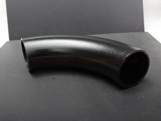 Curvas de tubo de A53Gr.B LR 3D 22,5 45 90 negro de 120 grados para el petróleo