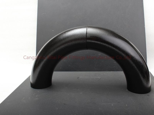 Curvas de tubo de A53Gr.B LR 3D 22,5 45 90 negro de 120 grados para el petróleo