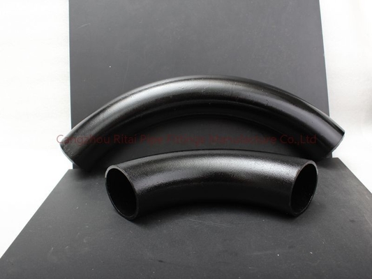 Curvas de tubo de A53Gr.B LR 3D 22,5 45 90 negro de 120 grados para el petróleo