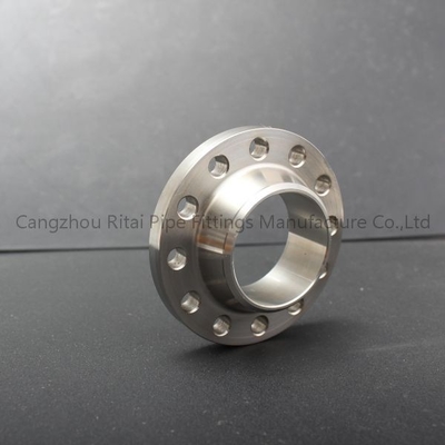 Reborde forjado de acero de soldadura de carbono del reborde del cuello del ANSI B16.5 del dinar para la instalación de tuberías