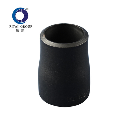 Soldadura de extremo excéntrica concéntrica inconsútil del CS de las instalaciones de tuberías del negro del reductor JIS