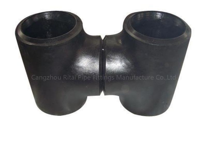 DN15 que reducen tuberías a ms A234WPB del acero de carbono de la soldadura de extremo de la camiseta de la instalación JIS SS400 STD