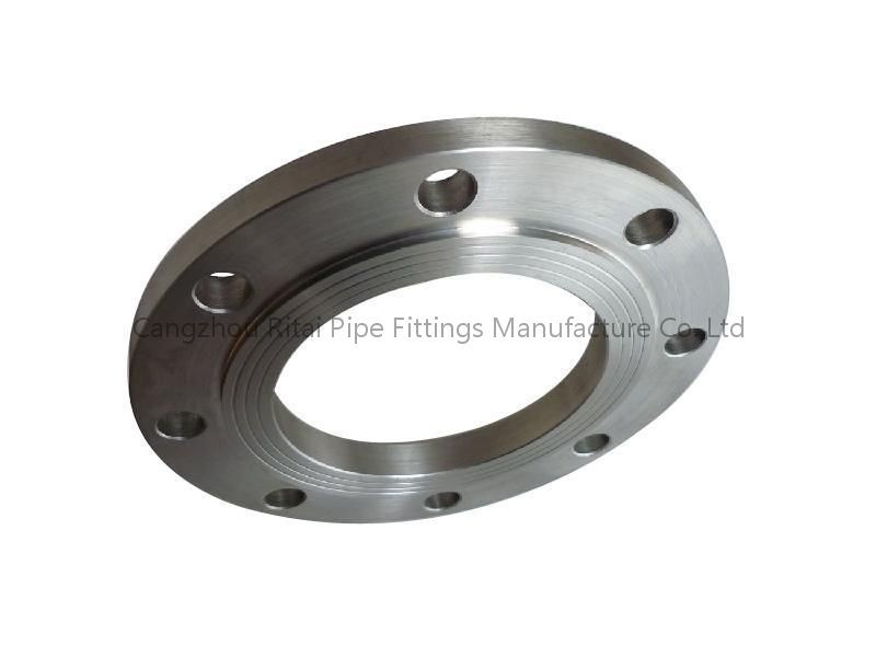 Reborde plano P265GH PN25 PN16, pintura de la soldadura 125NB del negro del ms Slip On Flanges de SCH 80